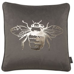 Honey Bee Gold Foil Cushion